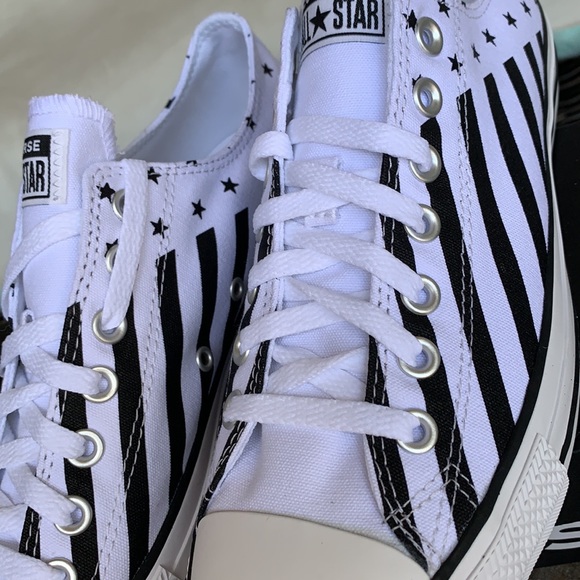 CONVERSE CTAS OX WHITE/BLACK/WHITE MENS - Picture 9 of 15